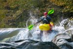 Kayaking the mountain streams 